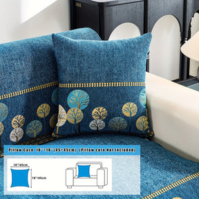 Capa de Sofá Chenille Estilo Boêmio 1pc, Capa para Sofá com Bordado Geométrico, Amigável para Cães, Protetor de Sofá Espesso e Macio, Capas Antiderrapantes para Almofadas, Protetor de Móveis, Decoração para Quarto Escritório Sala de Estar Casa, Melhore su