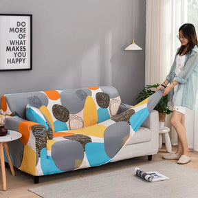 Capa de Sofá Ajustável Estampada