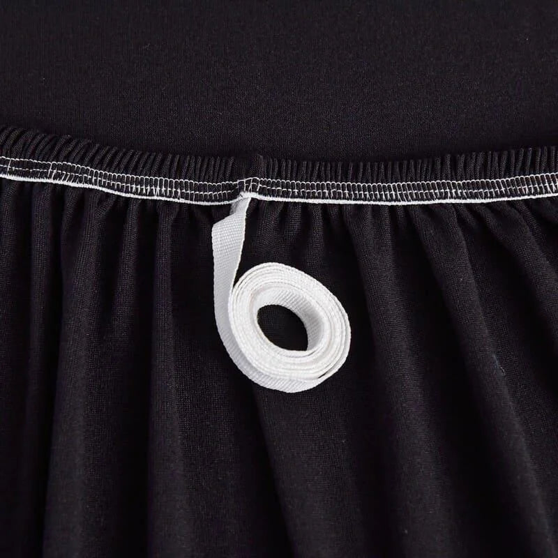 Capa De Sofá Ajustável Stretch Lisa Preto