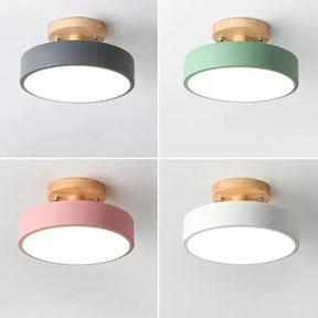 Luminária de Teto LED Redonda Estilo Nórdico 13W com Compatibilidade Bivolt